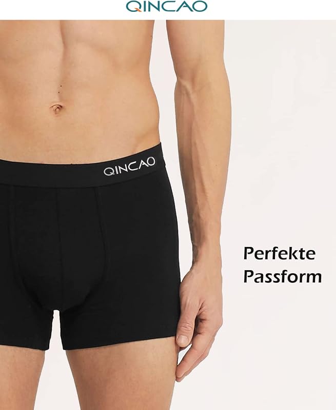 Boxershorts Herren 6 Pack aus Baumwolle, Weich & Komfortabel