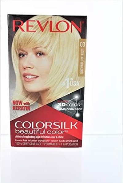 Revlon Colorsilk Permanent Hair Color Ultra Light Sun Blonde 3 x 300ml