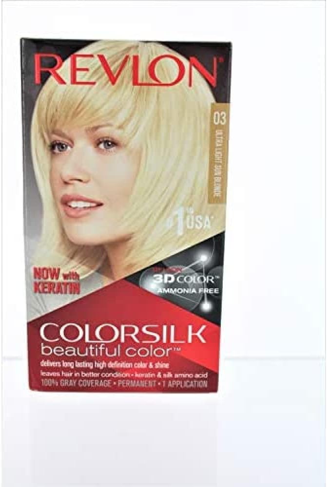 Revlon Colorsilk Permanent Hair Color Ultra Light Sun Blonde 3 x 300ml