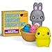 Purple Ladybug Novelty Slow Rising Easter Bunny & Friends Jumbo SQUISHIES Pack in Gift Worthy Box: Bunny, Chick, & Easter Basket Kawaii Soft Squishy Toys & Bonus Stickers Come with The Squishys!
