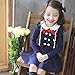 Shouhengda Kid Girls Tops Pullover Long Sleeve Dress Preppy Style Outwear Coat (110(3-4Years), Navy)