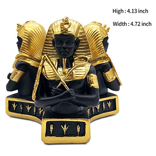 Egyptian Pharaoh King Tutankhamen Tea Light Candle Essential Oil Warmer Aroma Diffuser for Spa Yoga Meditation Home Decoration