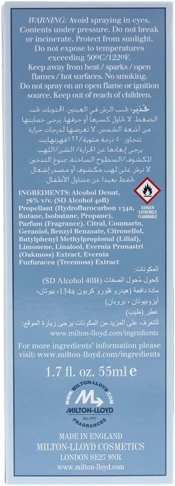 Milton-Lloyd Kudos - Fragrance for Men - 55ml Eau de Toilette, 50 ml (Pack of 1) - Image 3