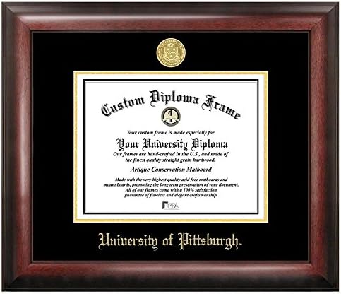 Pitt University Panthers Home Office Diploma Picture Frame