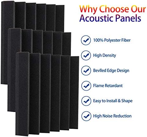 Acoustic Foam Panels for Soundproofing and Recording Studios