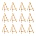 EBOOT 12 Pack Mini Wood Display Easel (5 Inch)