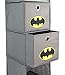 Batman Closet Hanging Organizer – 2 Storage Compartments, 1 Removable Laundry Bin – Collapsible Storage Bin for Toys - Bedroom Organizer - Foldable Bin with Large Capacity. Kid’s Room Decor