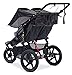 BOB Gear Revolution Pro Duallie Jogging Stroller - Up to 100 pounds - UPF 50Plus Canopy - Easy Fold - Adjustable Handlebar with Hand Brake, Black