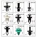 CNIKESIN 456Pcs Automotive Push Clips Nylon Bump Clips Rivet Trim Fasteners Bumper Fender Push Pins Clips for BMW,Toyota, Honda, Benz, Nissan, Subaru, Mazda Etc