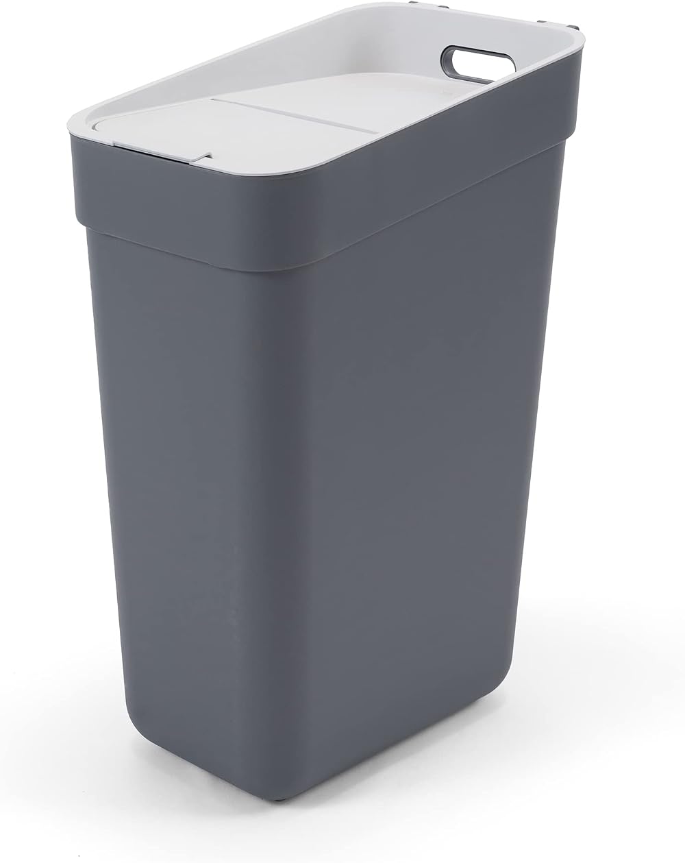 Curver 100% Recycled 30L Kitchen Lift Top Bin Dark Grey Lid