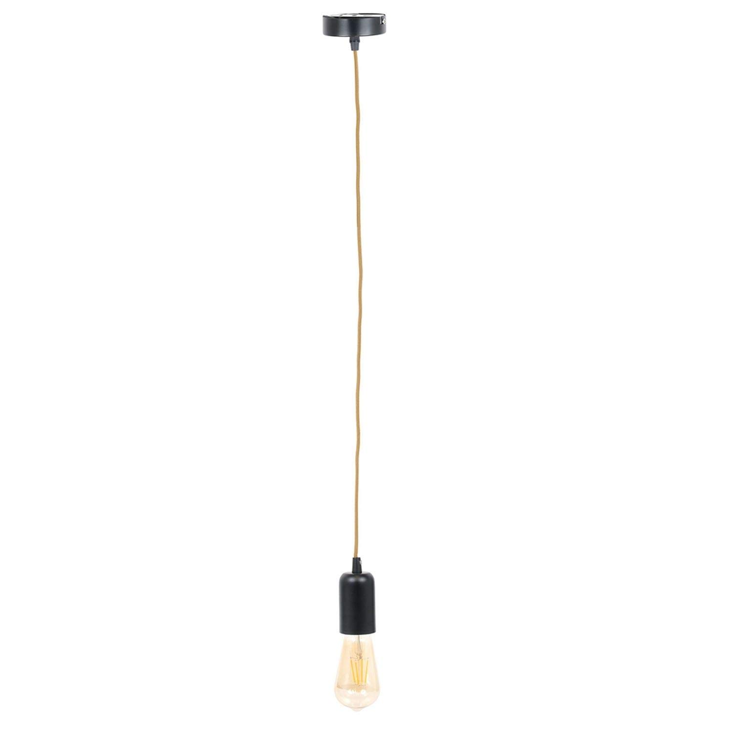 VINTAGE SUSPENSION MATT BLACK ALU GOLD CABLE - Le studio