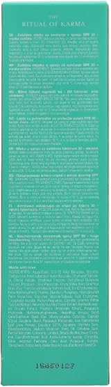 RITUALS THE RITUAL OF KARMA Sun Protection Milk Spray SPF50 200ml view 4