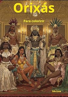 Livro Orixás para colorir