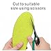Dr. Foot's Arch Support Insoles, Help Against Plantar Fasciitis, Metatarsal and Heel Pain, Diabetic Anti-Sweat Foam Comfortable Insoles for Shock Absorption(M | 5~9 US Women's, Black)