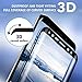JookAir Samsung Galaxy S8 Plus [2 Pack] Screen Protector 3D Curved Tempered [Anti-Bubble][9H Hardness][HD Clear][Anti-Scratch][Case Friendly] Glass Screen Film for Samsung Galaxy S8 Plus Black