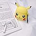 Mulafnxal Compatible with Airpods 1&2 Case,Cute 3D Funny Cartoon Character Silicone Airpod Cover,Kawaii Fun Cool Catalyst Keychain Design Skin,Cases for Girls Kids Teens Boys Air pods(Yellow Pikachu)