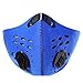 Senston Neoprene Anti Dust Motorcycle Bicycle Cycling Ski Half Face Mask Filter One Size Blue