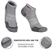COOVAN 6 Pairs Athletic Ankle Socks, Low Cut Running Socks Arch Support Best Choice for Women
