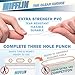 Mifflin-USA Lanyard with Vertical ID Name Holder (Black Cord, Clear 2.25x3.5 Inch Card Holder, 6 Pack)