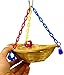 1914 Basket Swing Bonka Bird Toys Bamboo Colorful Chew Swing Hanging Parrot Quaker Parrotlet Budgie