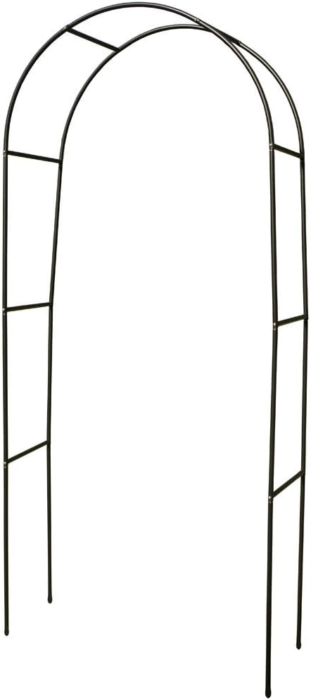 Garden Mile Garden Arch 2.4m, Heavy Duty Steel Garden Arbour Frame, Weather Resistant Metal Arch for Climbing Plants Roses - Image 4