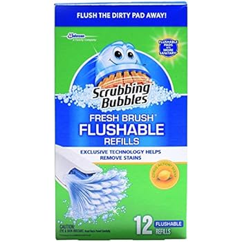 Scrubbing Bubbles Fresh Brush Flushable Refill 12 Ct