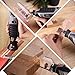 TACKLIFE Rotary Tool 200W Power Variable Speed with Upgraded Flex Shaft, 63 Accessories, 4 Attachments, Carrying Case, Multi-Functional for Around-The-House and Crafting Projects - RTD36AC