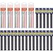 Hestya 360 Pieces Lead Refills Mechanical Pencil Refills, 0.7 mm HB, Includes Colored Leads and Black Leads with Convenient Dispensers