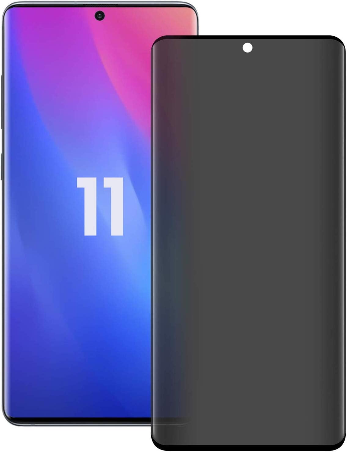 for Samsung Galaxy S20 Ultra 5G 6.9 inch Privacy Screen Protector,9H Hardness Anty-Spy Tempered Glass,3D Touch,Anti Scratch,Easy Install【2PC】