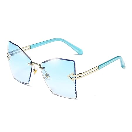 YIWU 2019 Neue Damen-Sonnenbrillen Mode Persönlichkeit Pfeil Metall Sonnenbrillen (Color : 4)