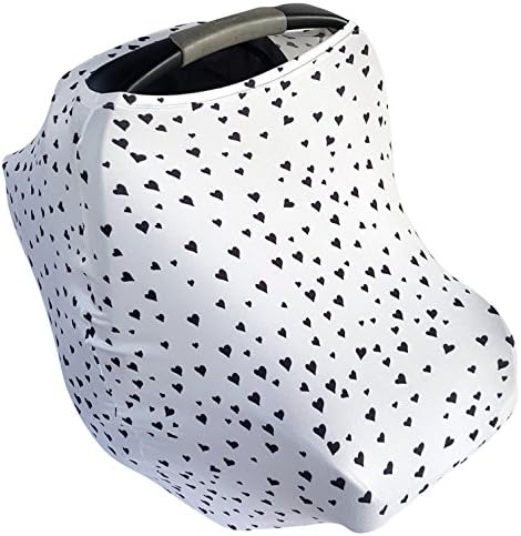 Baby Car Seat Cover Canopy, and Nursing Cover Muti-4-in-1 Use | Great Gift By LoveMyBaby