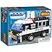 COGO Police Car Vehicle Truck Toy with Policeman Dolls Cruiser Bricks Building Blocks Toys Play Set for Kids Boys and Girls 104 Pieces CG3409