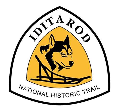 Iditarod National Historic Trail Full Color - 5" Vinyl Decal for Car, Macbook, or Other Laptop