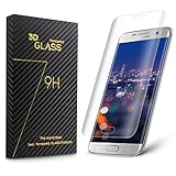 Bestfy S7 Edge Screen Protector, 9H Hardness Anti-Bubble and Full Coverage Tempered Glass Screen Protector for Samsung Galaxy S7 Edge- Lucid