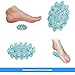 Plantar Fasciitis Foot/Ankle Compression Socks Sleeve (1 Pair), Silicone Heel Protector (1 Pair), Gel Arch Support (1 Pair), Foot Massager (1 Piece) & Spiky Foot Massage Ball (1 Piece) - (Pack of 8)
