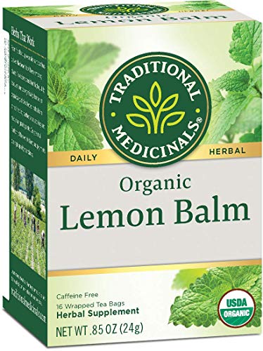 Traditional Medicinals Organic Lemon Balm Tea, 16 Tea Bags (Pack of 6) Traditional Medicinals Organic Lemon Balm Tea, 16 Tea Bags (Pack of 6)