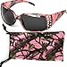 VertX Women's Pink Camouflage Sunglasses Rhinestone Camo - Smoke Lens