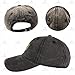 XianNonG Planet Express Men's Black Adjustable Vintage Washed Denim Baseball Cap Dad Hat Trucker Cap