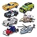 Siyushop 7 Pcs Transform Toys,Deformation Car Robots,Mini Action Figures,Toys for Boys age 3 and up.