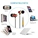 Earbuds In-Ear Headphone with Microphone, LESHP Premium Genuine Wood Wired Earphones for All Apple Device; Comfortable, Clear, Powerful Sound and Heavy Bass Stereo Noise-isolating