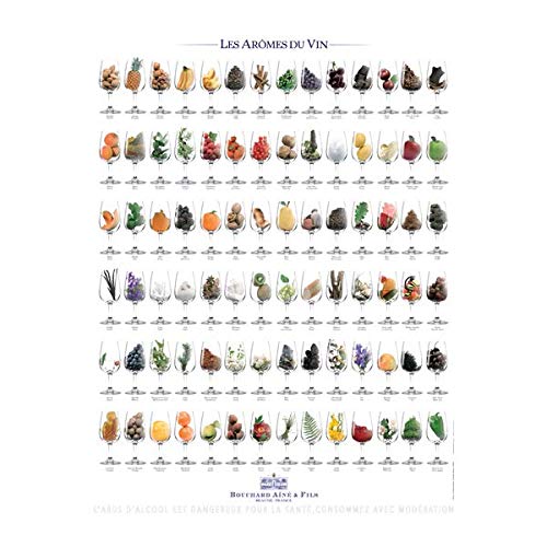 Made In Burgundy Aromes Du Vin Wine Aroma Poster - 