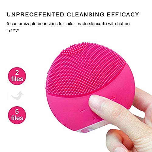Facial Cleansing Brush, Waterproof Silicon Facial Cleaner and Masager Electric Cleansing System for Deep Cleansing Skin Care