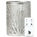 Enduring Decor Forest Aromatherapy Essential Oil Diffuser - Modern Metal & Glass Design. Remote Controlled Operation, Bright & Candle Modes & Soothing Cool Mist. Adjustable Mist Mode & Auto Shut-Off