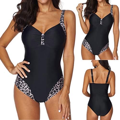 Women Swimsuit Push-Up Swimsuit Leopard Swimwear Beachwear Plus Size costumi da bagno Donna