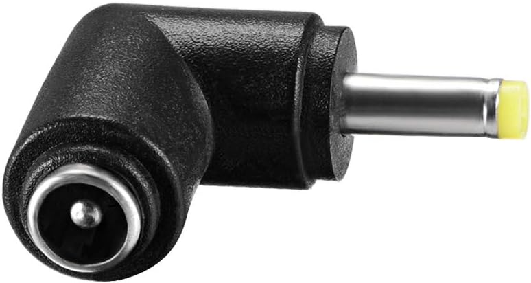 sourcing map 3pcs DC Power Connector Adapter 90 Degree Angle 4.0mm x 1.7mm Male Plug to 5.5mm x 2.1mm Female Jack Coupler Converter or Laptop CCTV Camera strip lighting3Pcs - Image 4