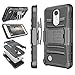 Tekcoo LG K20 V Case, Tekcoo LG K20 Plus Holster, for LG Harmony/LG V5/LG K10 2017 Case Clip, [Hoplite] Shock Absorbing [Black] Locking Belt Defender Heavy Full Body Kickstand Carrying Cases Cover