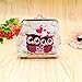 Kingfansion Women Lady Retro Vintage Owl Leather Small Wallet Hasp Purse Clutch Bag (A)