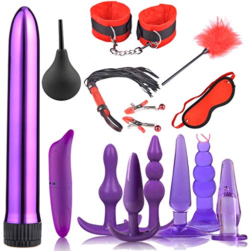 CONtenct Six Toys for Couple s Anul Cleaner Handcuffs Whip Adult Six Toys Kit Band Toy Games for Couple s