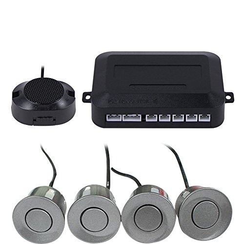 Frostory Car Reverse Backup Parking Sensor Radar System, Buzzer beeps, Detection Distance:30~150CM, Waterproof Sensors…