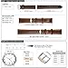 WOCCI Watch Band, Vintage Leather Watch Strap 14mm 16mm 18mm 19mm 20mm 21mm 22mm 23mm 24mm,Choice of Color and Width